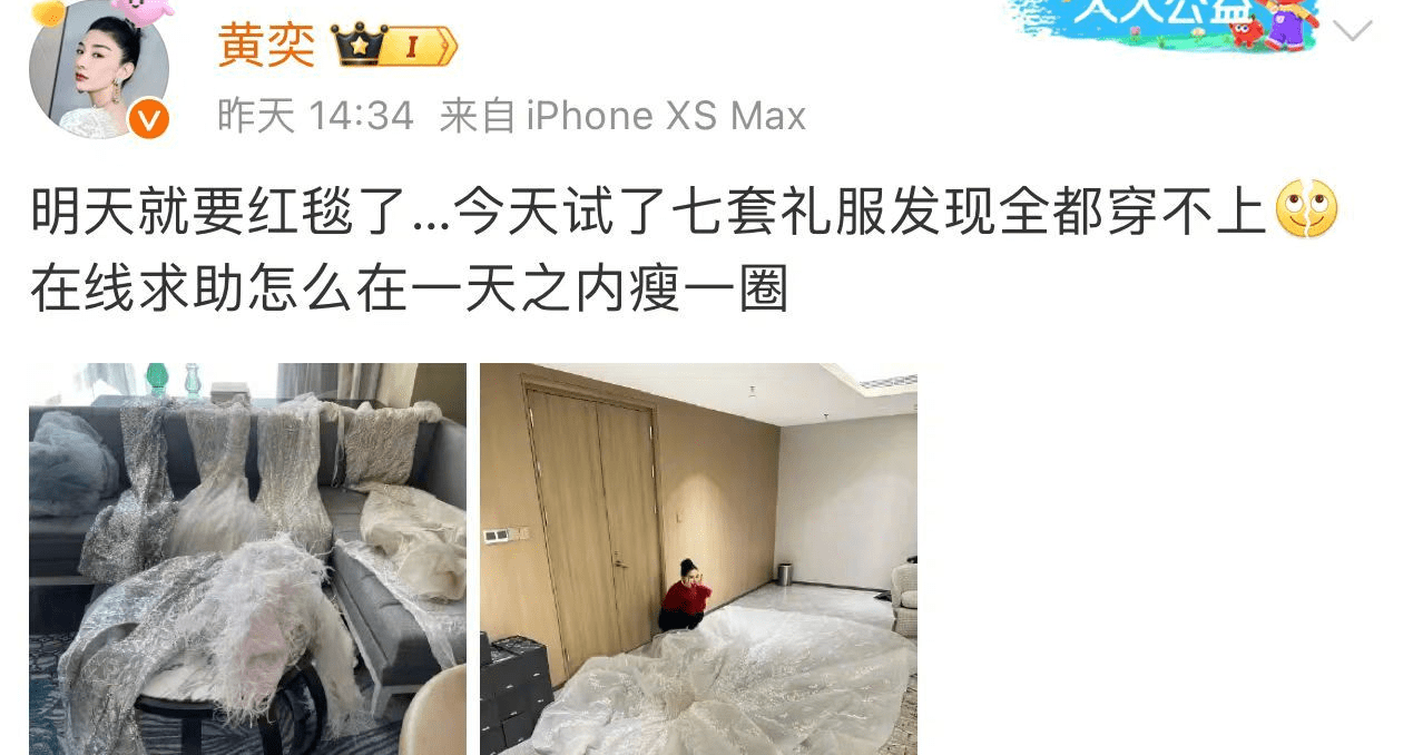 半岛体育网页版入口：女明星也太拼了！黄奕为穿冰雪女王礼服自曝腰上缠了10层保鲜膜(图3)